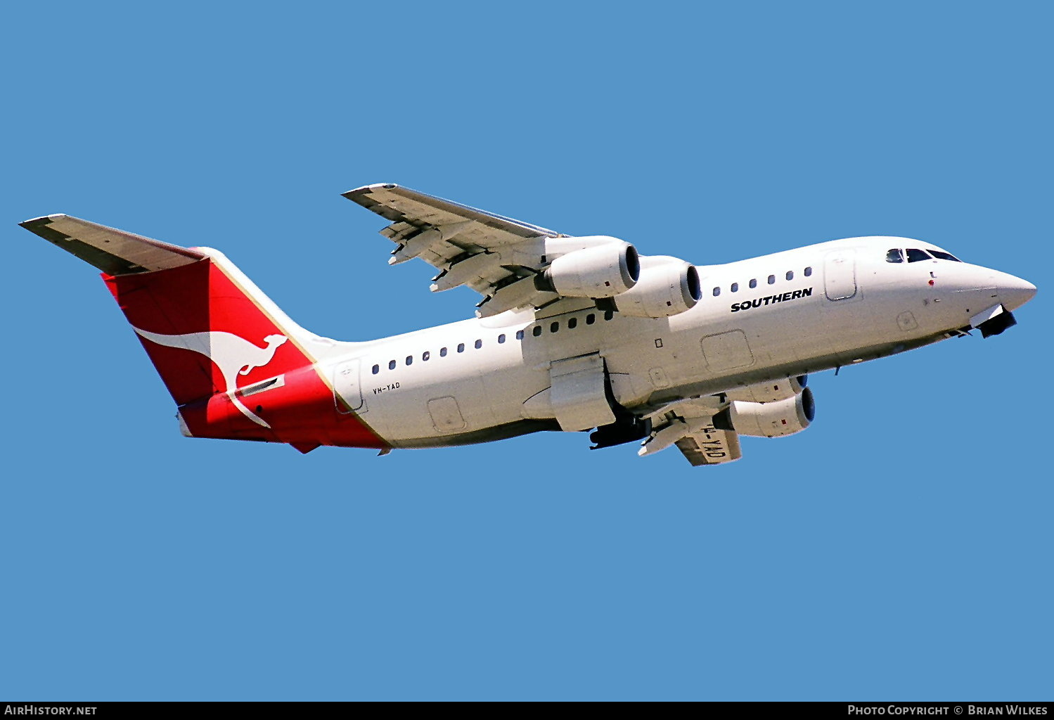 Aircraft Photo of VH-YAD | British Aerospace BAe-146-200 | Southern Australia Airlines | AirHistory.net #758606