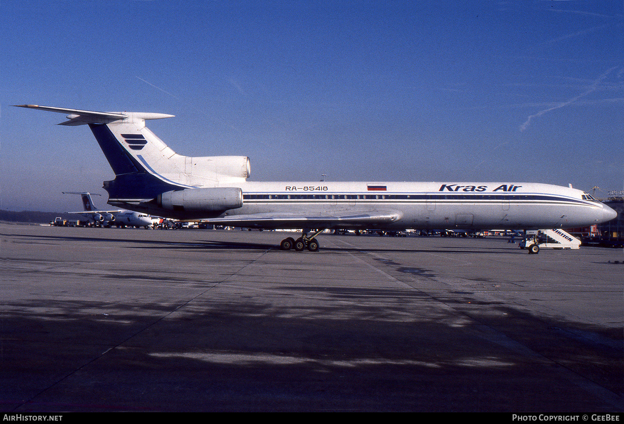Aircraft Photo of RA-85418 | Tupolev Tu-154B-2 | Kras Air | AirHistory.net #758630