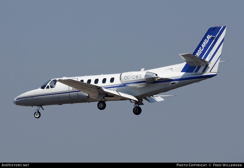 Aircraft Photo of CC-CWZ | Cessna S550 Citation S/II | Aerocardal | AirHistory.net #758638