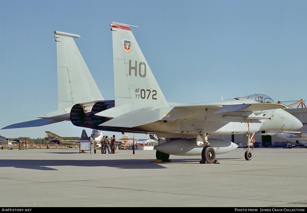 Aircraft Photo of 77-0072 | McDonnell Douglas F-15A Eagle | USA - Air Force | AirHistory.net #758655
