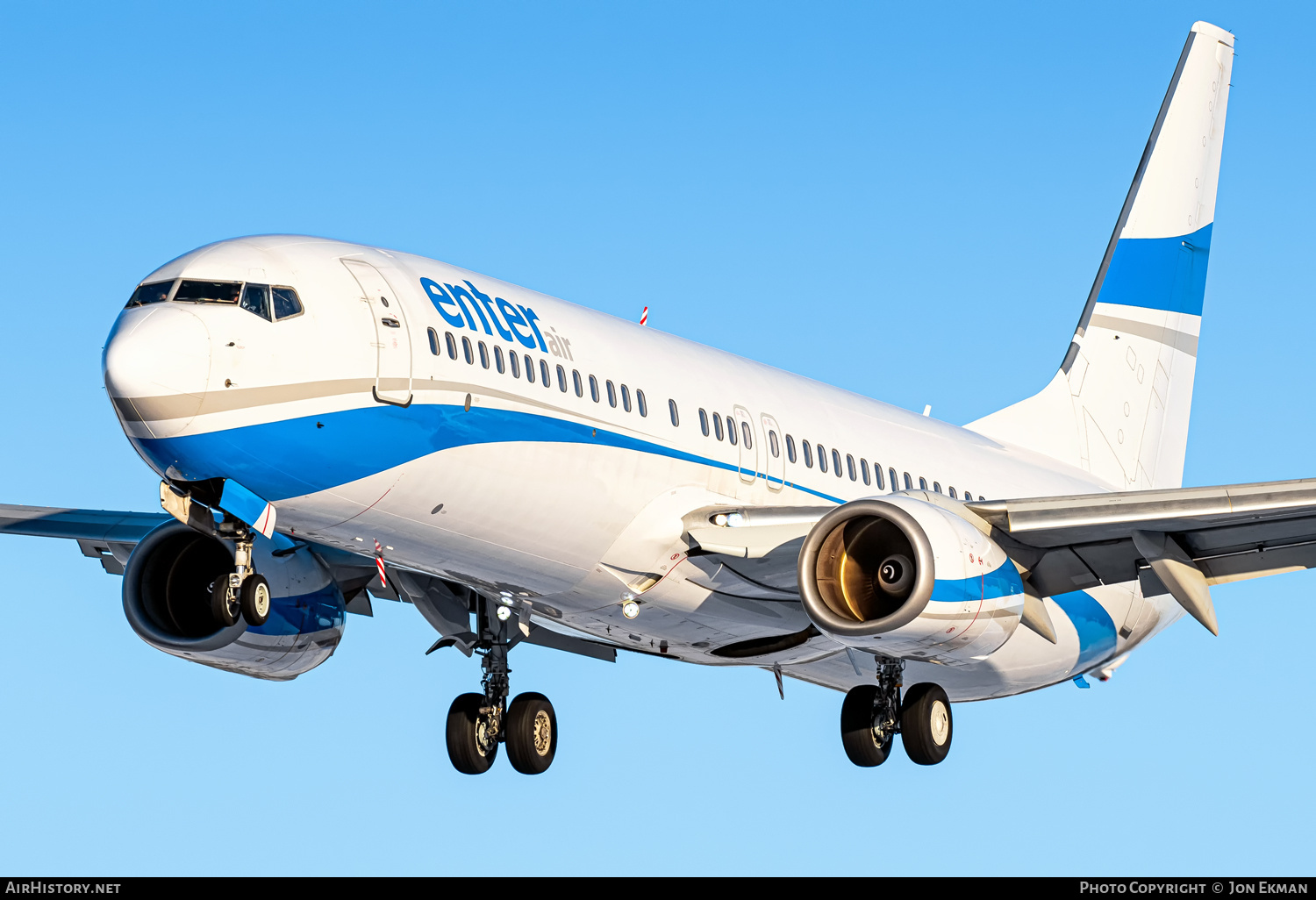 Aircraft Photo of SP-ENV | Boeing 737-8BK | Enter Air | AirHistory.net #758660
