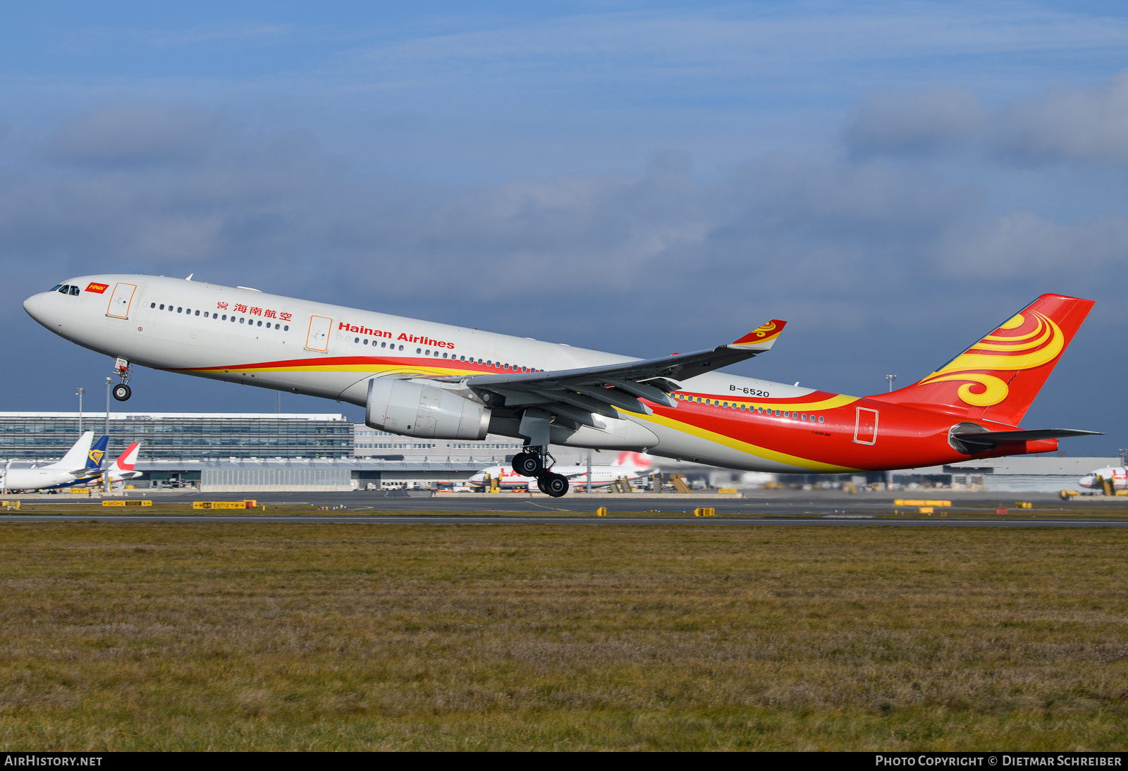 Aircraft Photo of B-6520 | Airbus A330-343E | Hainan Airlines | AirHistory.net #758667