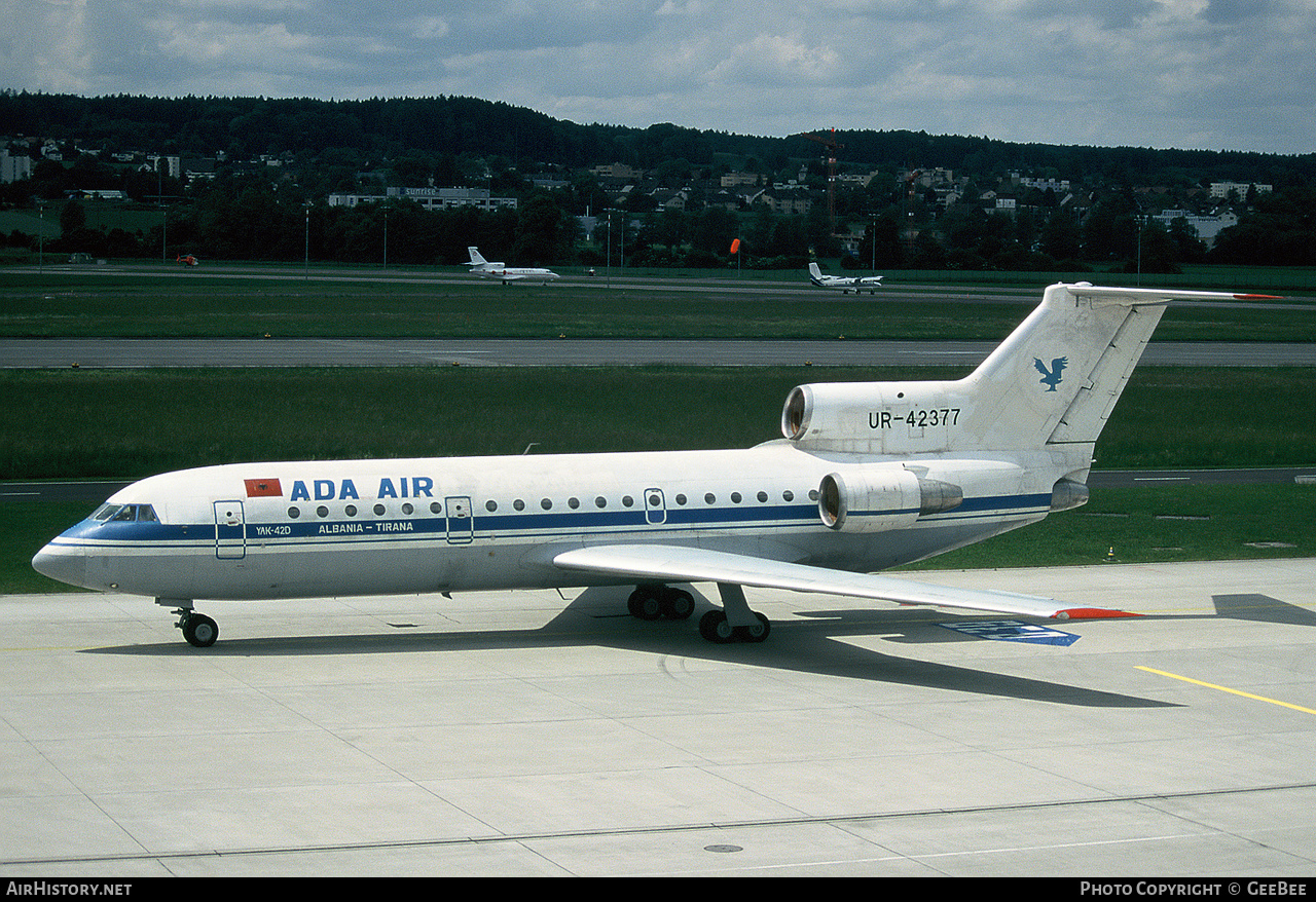 Aircraft Photo of UR-42377 | Yakovlev Yak-42D | Ada Air | AirHistory.net #758674