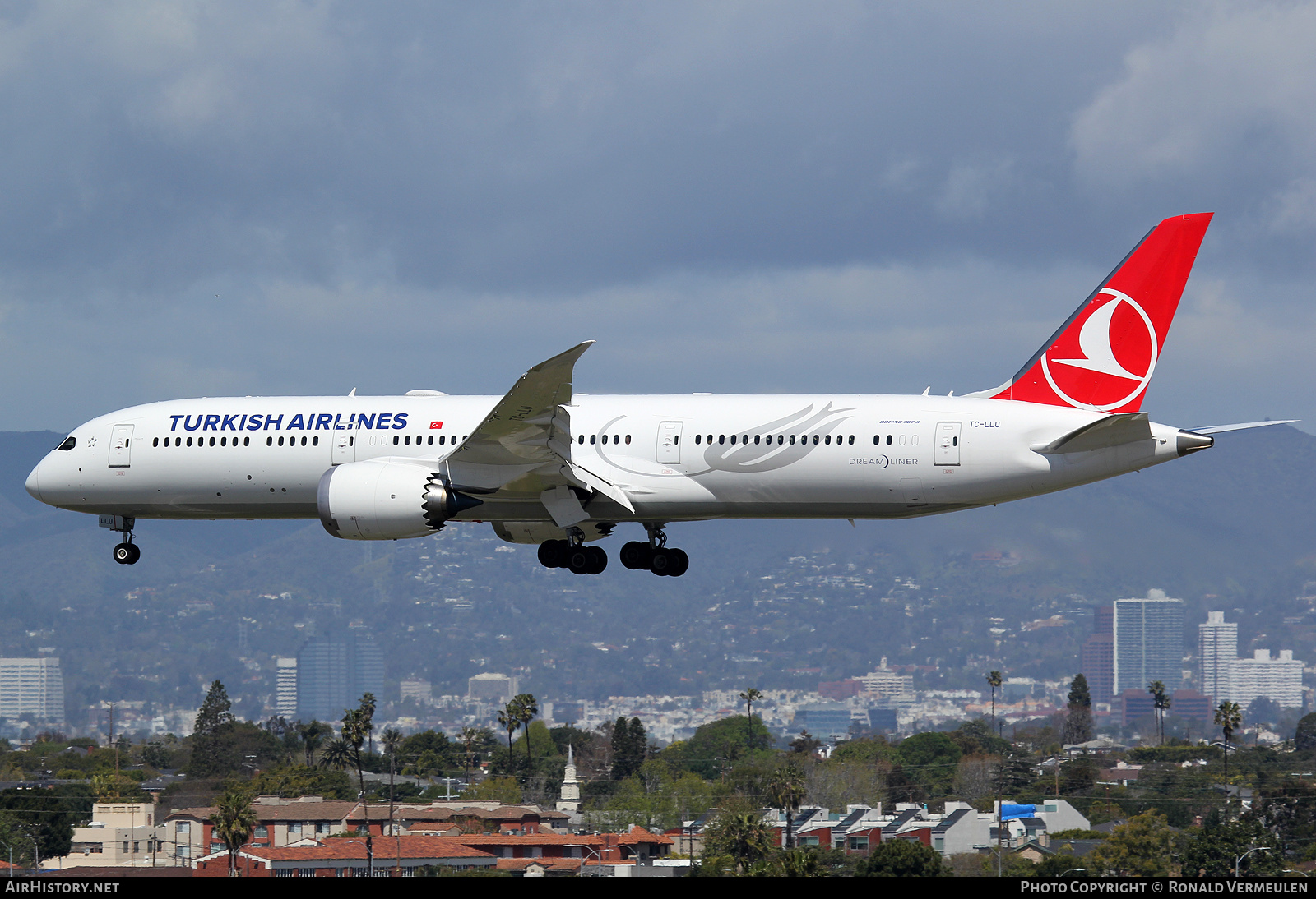 Aircraft Photo of TC-LLU | Boeing 787-9 Dreamliner | Turkish Airlines | AirHistory.net #758690