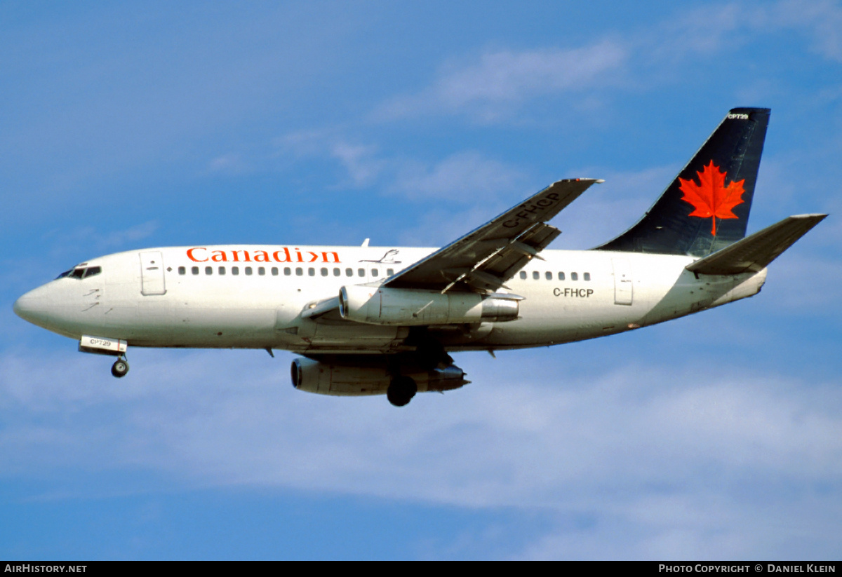 Aircraft Photo of C-FHCP | Boeing 737-2T7/Adv | Canadian Airlines | AirHistory.net #758705