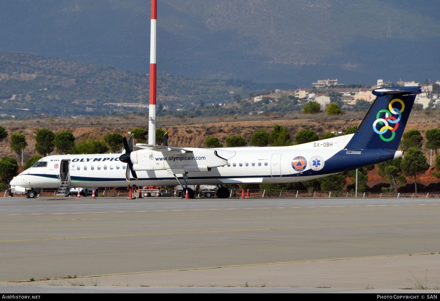 Aircraft Photo of SX-OBH | Bombardier DHC-8-402 Dash 8 | Olympic | AirHistory.net #758716