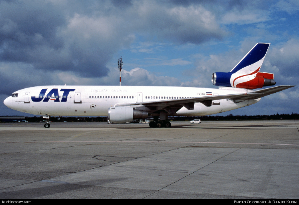 Aircraft Photo of YU-AMB | McDonnell Douglas DC-10-30 | JAT Yugoslav Airlines - Jugoslovenski Aerotransport | AirHistory.net #758718