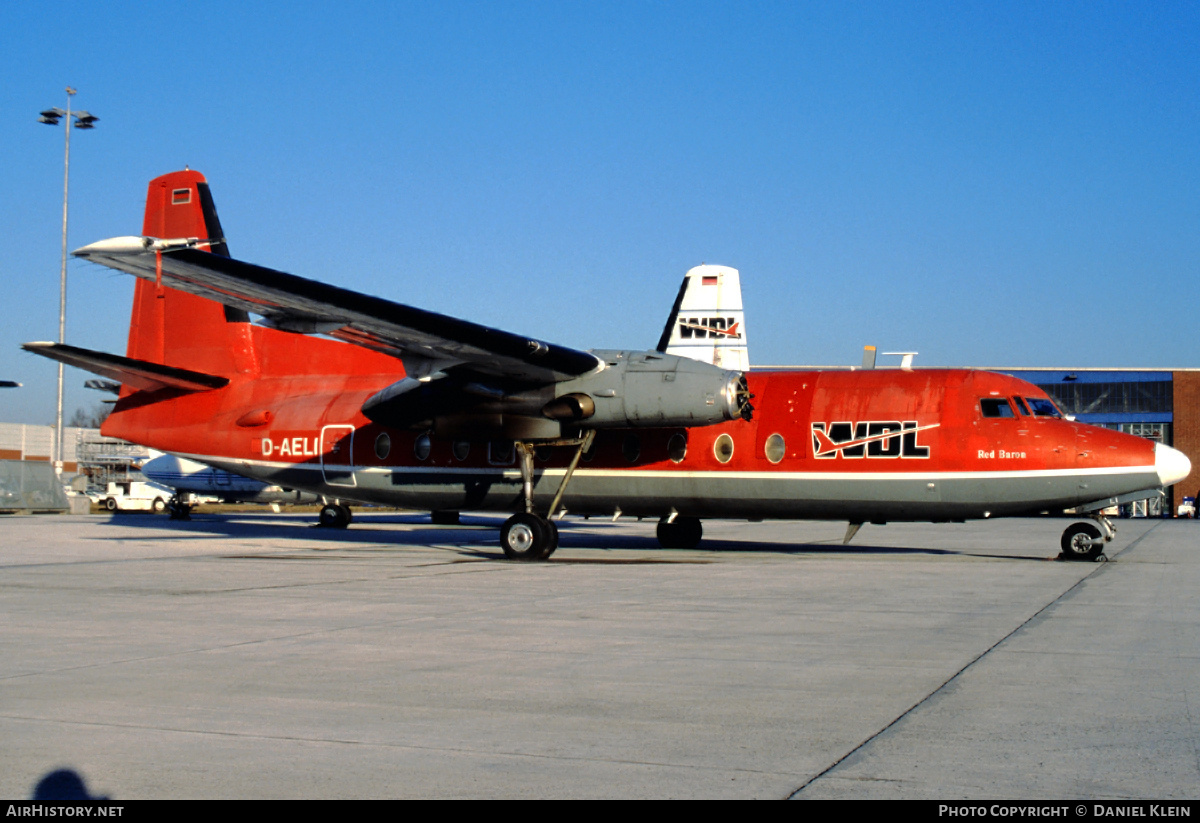 Aircraft Photo of D-AELI | Fokker F27-600 Friendship | WDL Aviation | AirHistory.net #758719
