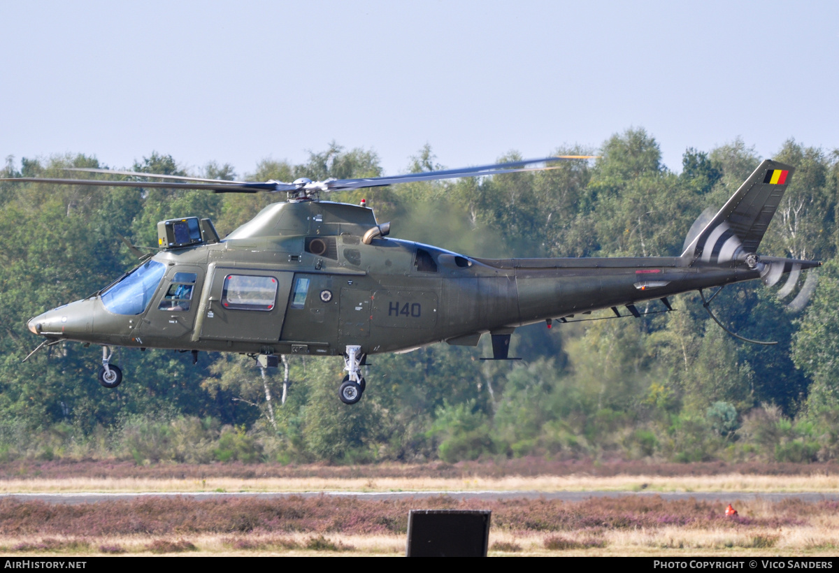 Aircraft Photo of H40 | Agusta A-109BA | Belgium - Air Force | AirHistory.net #758721