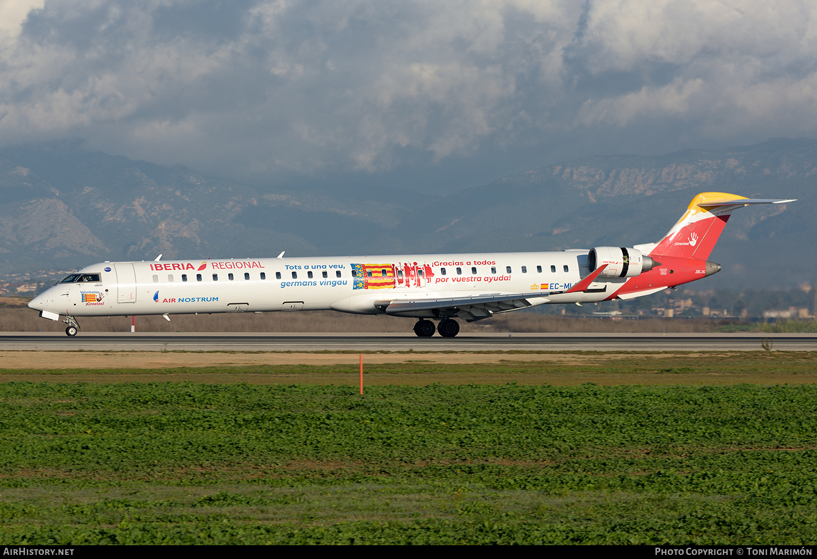 Aircraft Photo of EC-MLO | Bombardier CRJ-1000 (CL-600-2E25) | Iberia Regional | AirHistory.net #758739