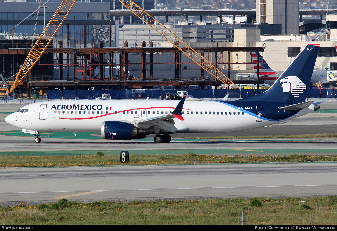 Aircraft Photo of XA-MAT | Boeing 737-8 Max 8 | AeroMéxico | AirHistory.net #758749