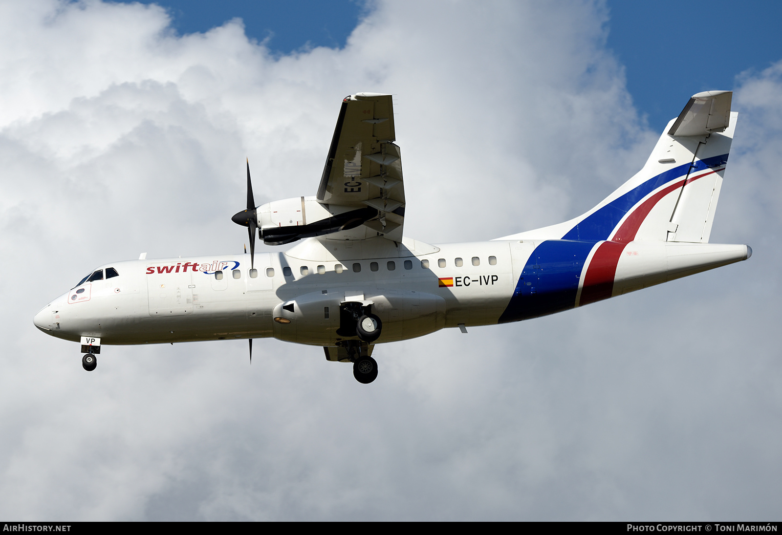 Aircraft Photo of EC-IVP | ATR ATR-42-300 | Swiftair | AirHistory.net #758773
