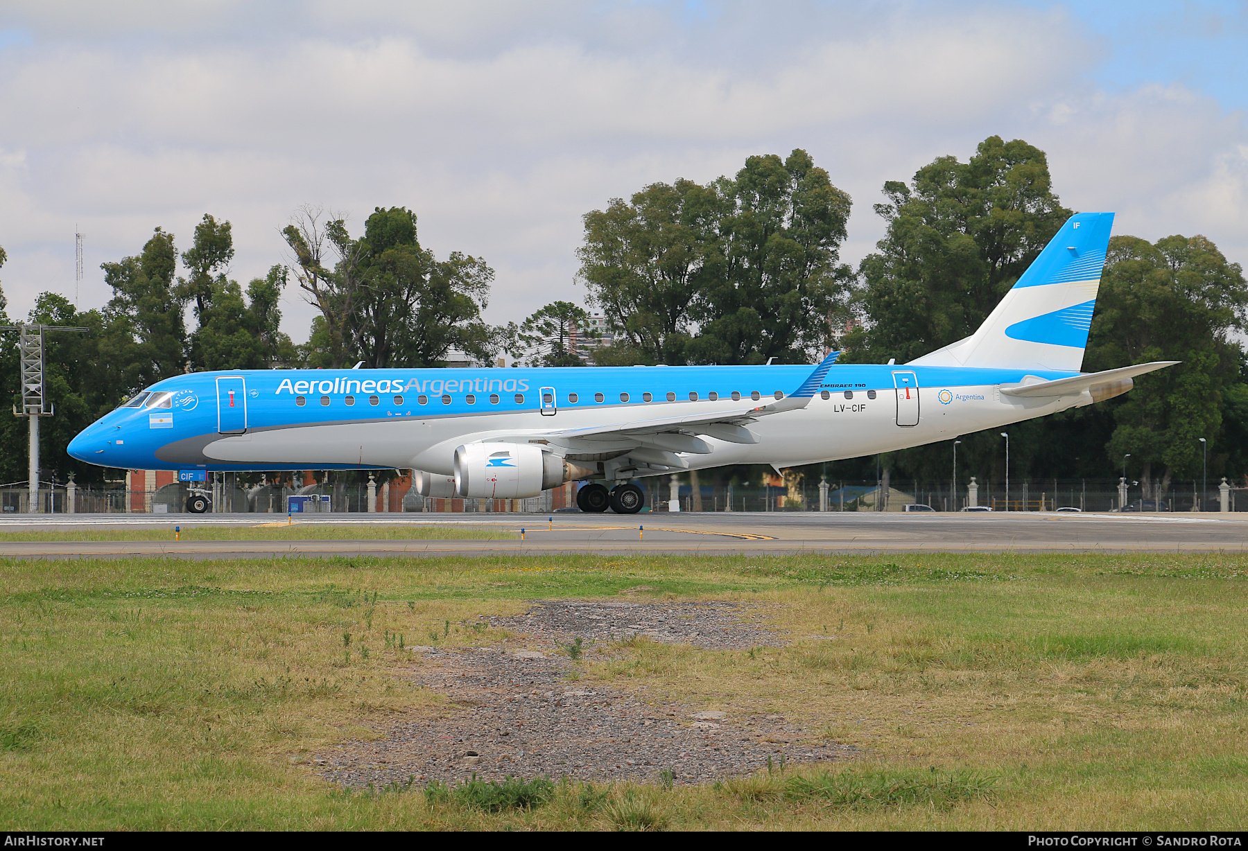 Aircraft Photo of LV-CIF | Embraer 190AR (ERJ-190-100IGW) | Aerolíneas Argentinas | AirHistory.net #758792