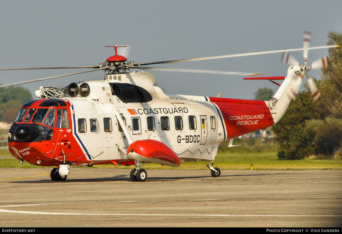 Aircraft Photo of G-BDOC | Sikorsky S-61N | Kustwacht - Netherlands Coastguard | AirHistory.net #758818