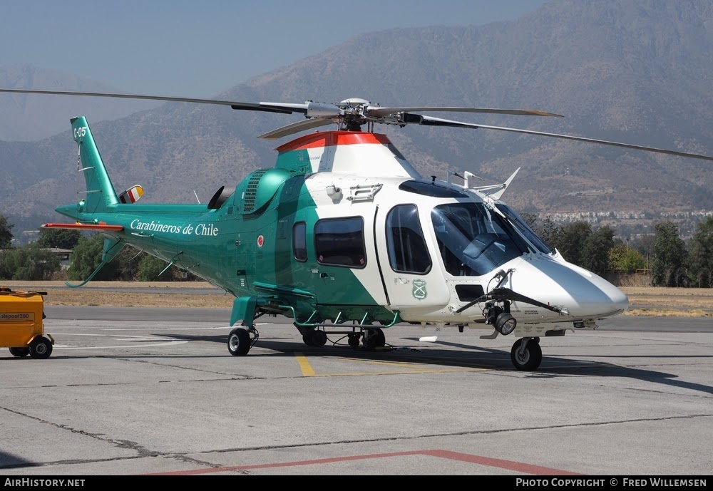 Aircraft Photo of C-05 | AgustaWestland AW-109E Power | Chile - Carabineros | AirHistory.net #758832