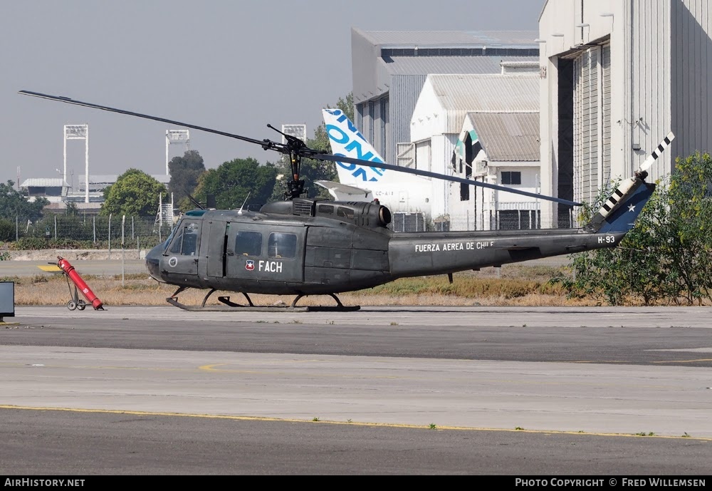 Aircraft Photo of H-93 | Bell UH-1H Iroquois | Chile - Air Force | AirHistory.net #758834