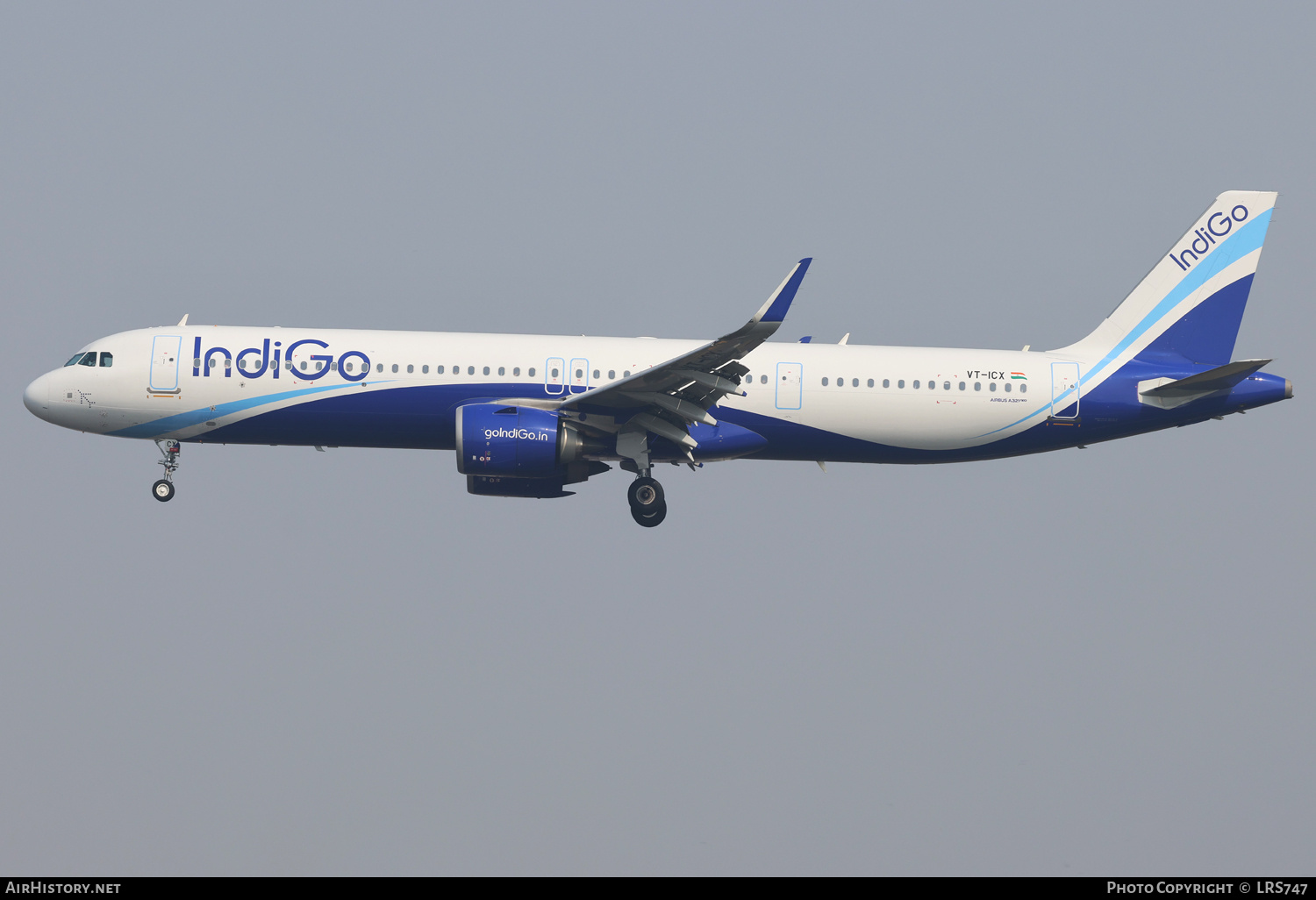 Aircraft Photo of VT-ICX | Airbus A321-251NX | IndiGo | AirHistory.net #758871