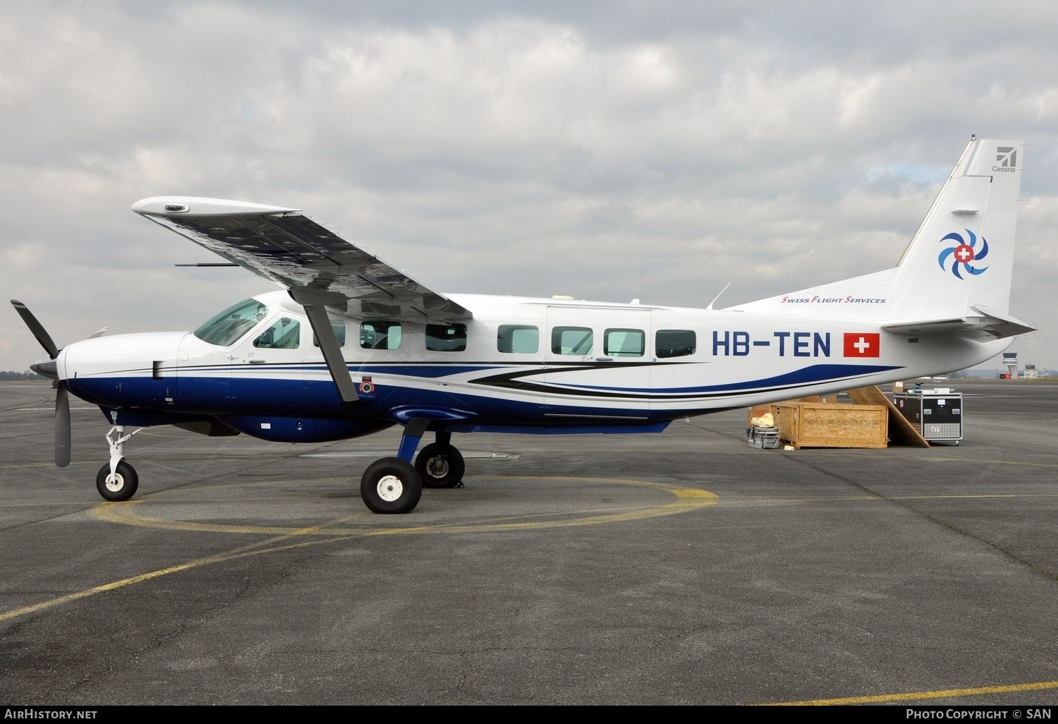 Aircraft Photo of HB-TEN | Cessna 208B Grand Caravan EX | Swiss Flight Services | AirHistory.net #758890