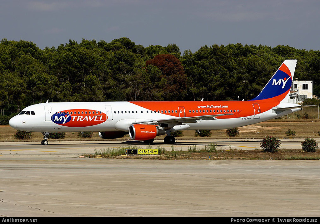 Aircraft Photo of G-EFPA | Airbus A321-211 | MyTravel Airways | AirHistory.net #758926