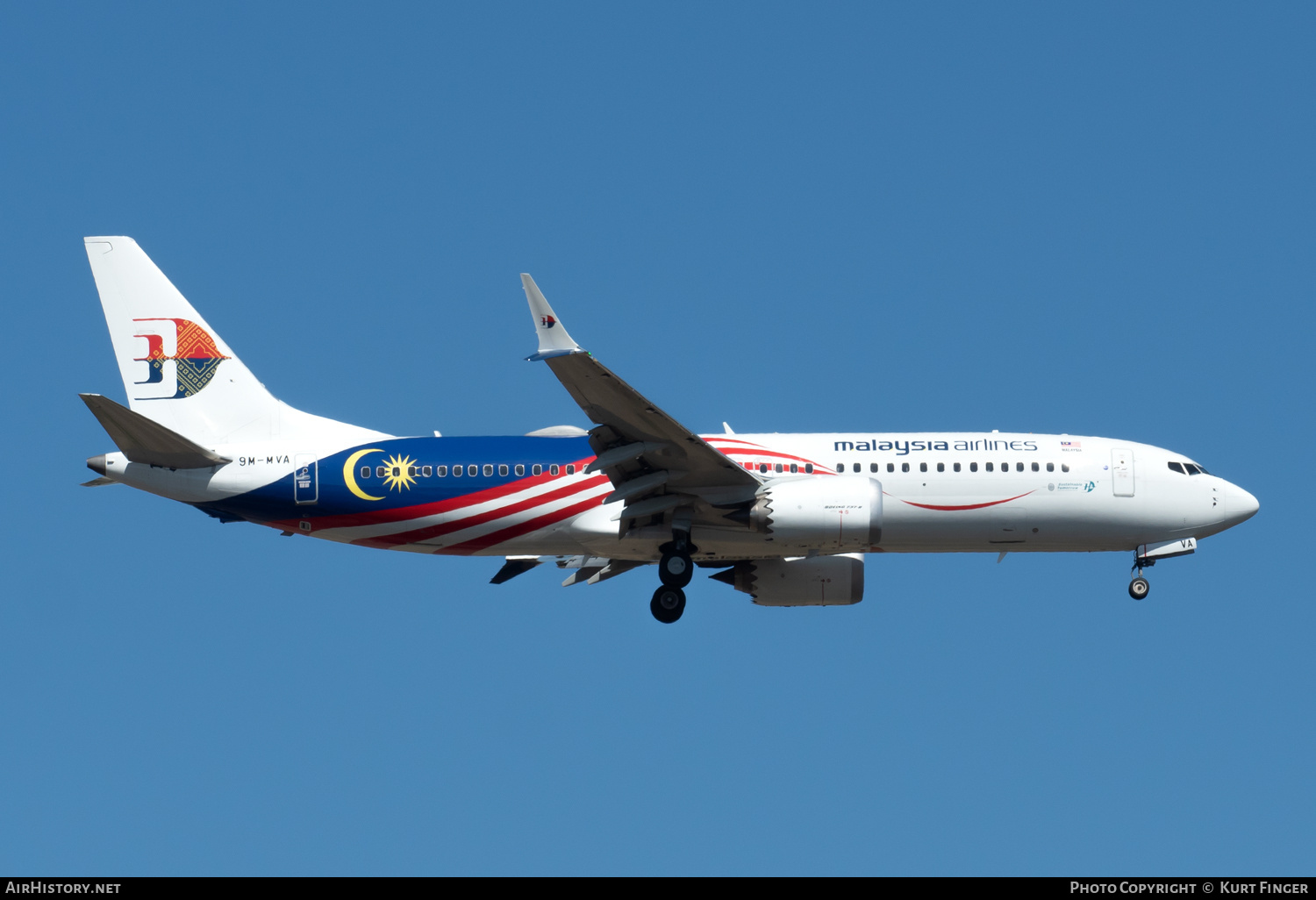 Aircraft Photo of 9M-MVA | Boeing 737-8 Max 8 | Malaysia Airlines | AirHistory.net #758933