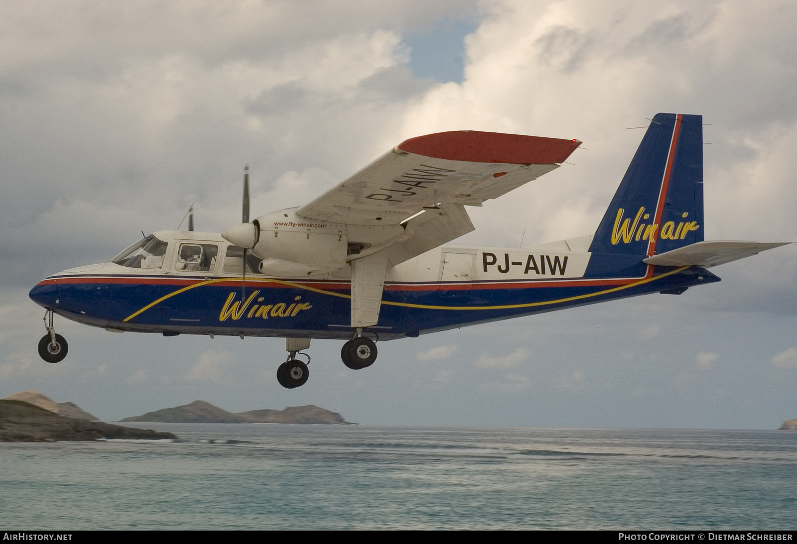 Aircraft Photo of PJ-AIW | Britten-Norman BN-2A-26 Islander | Winair - Windward Islands Airways | AirHistory.net #758974