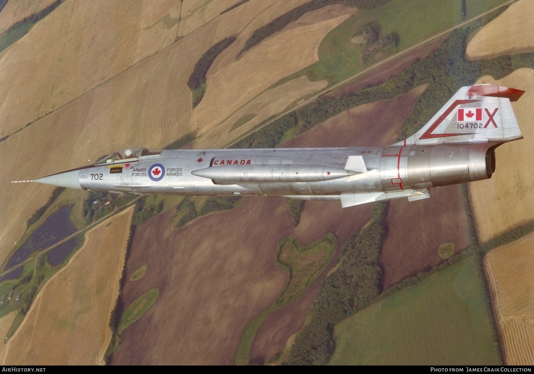 Aircraft Photo of 104702 | Canadair CF-104 Starfighter | Canada - Air Force | AirHistory.net #759006