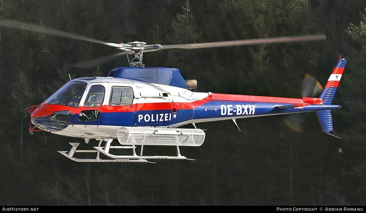 Aircraft Photo of OE-BXH | Aerospatiale AS-350B-1 Ecureuil | Polizei | AirHistory.net #759009
