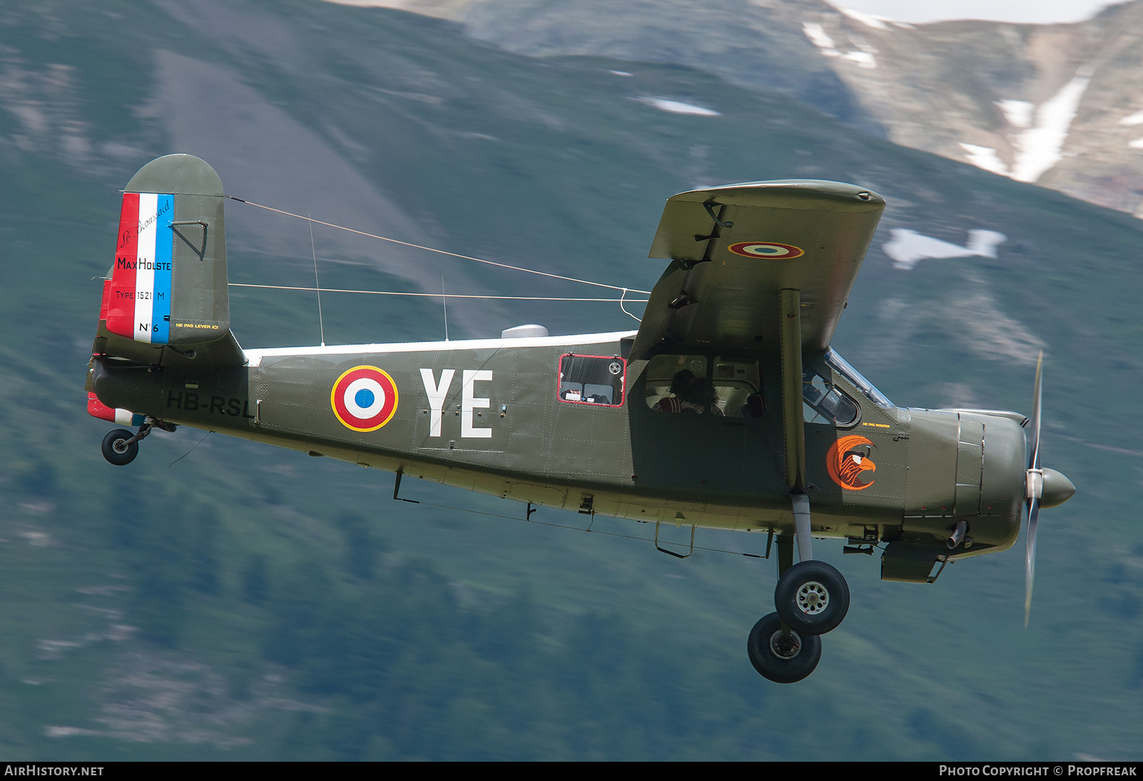 Aircraft Photo of HB-RSL / 6 | Max Holste MH.1521M Broussard | France - Air Force | AirHistory.net #759040