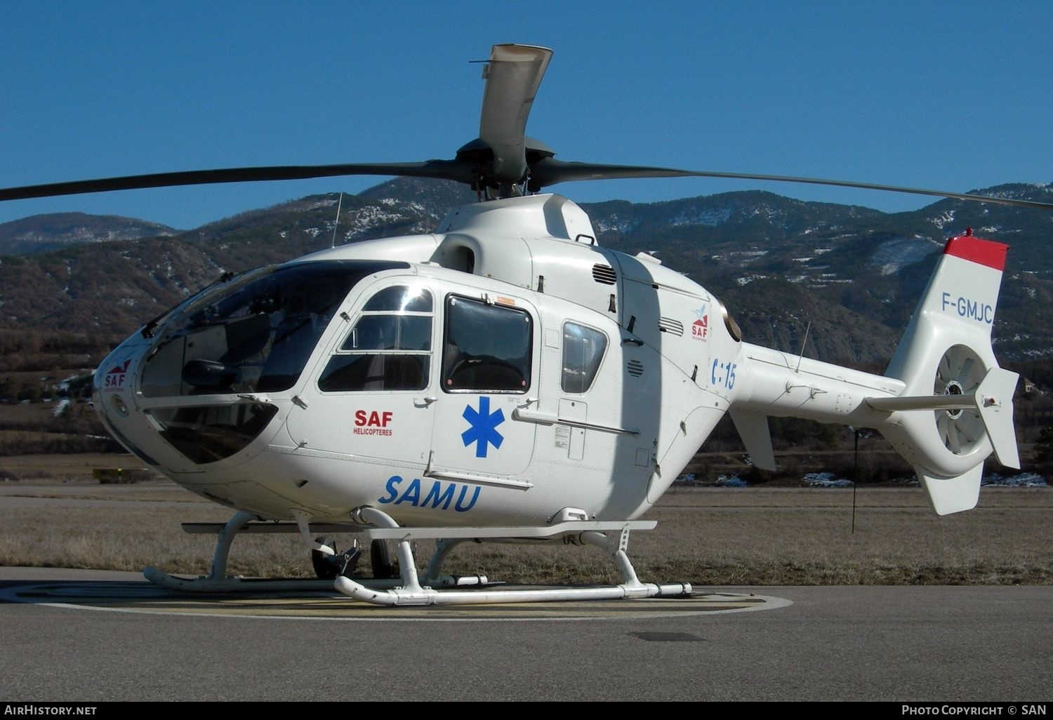 Aircraft Photo of F-GMJC | Eurocopter EC-135T-1 | SAF Hélicoptères - Secours Aérien Français | AirHistory.net #759054