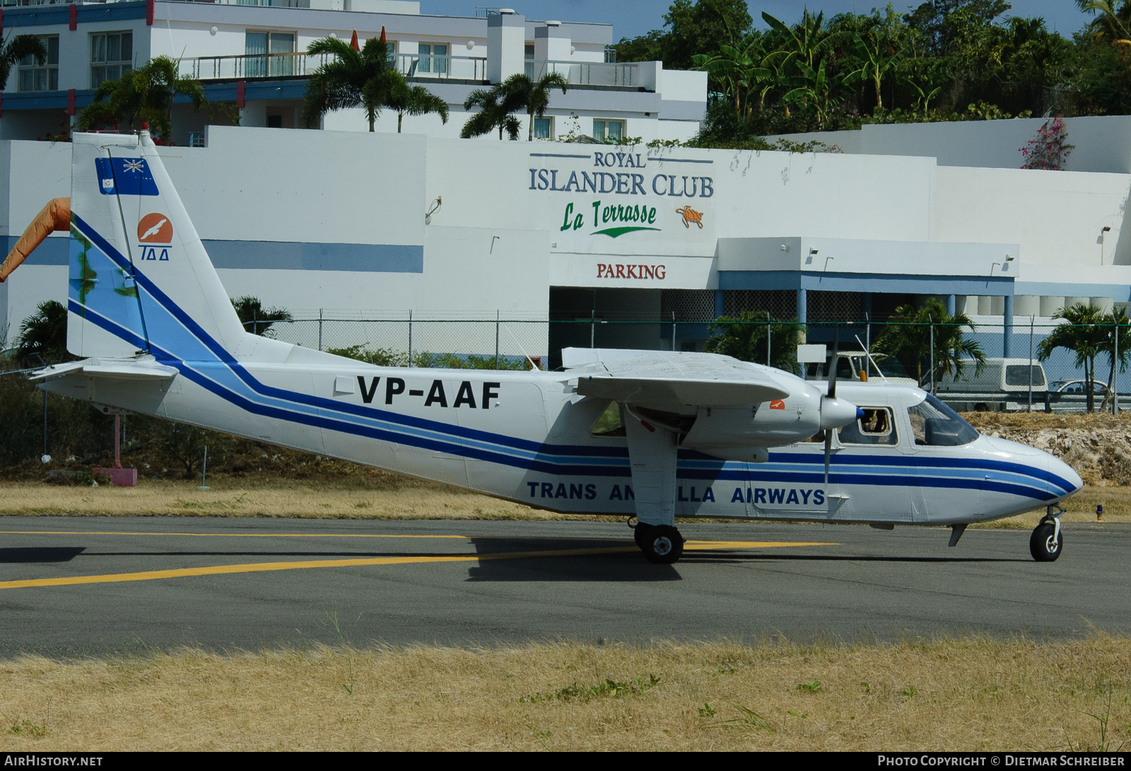Aircraft Photo of VP-AAF | Pilatus Britten-Norman BN-2B-21 Islander | Trans Anguilla Airways | AirHistory.net #759065