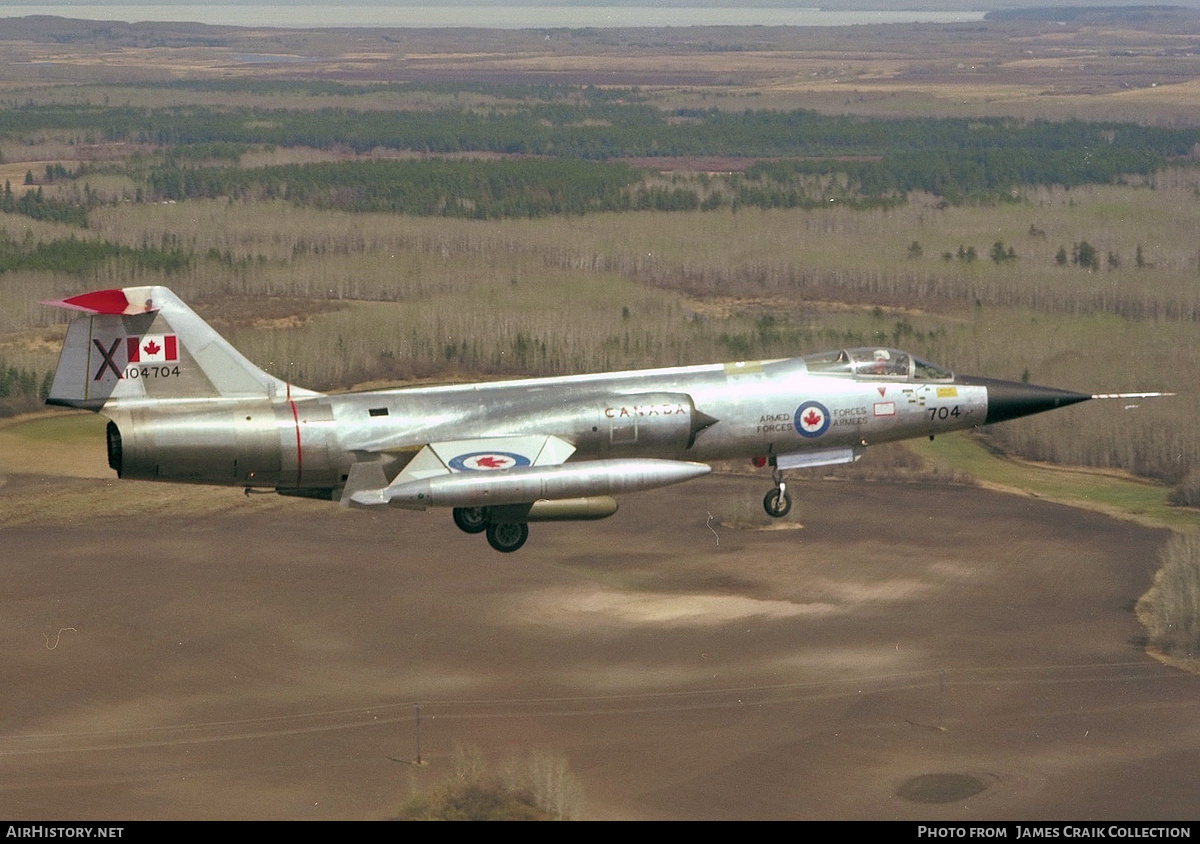 Aircraft Photo of 104704 | Canadair CF-104 Starfighter | Canada - Air Force | AirHistory.net #759069