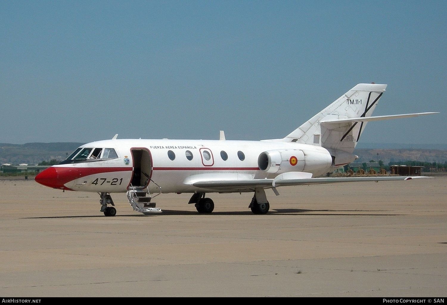 Aircraft Photo of TM.11-1 | Dassault Falcon 20E | Spain - Air Force | AirHistory.net #759073