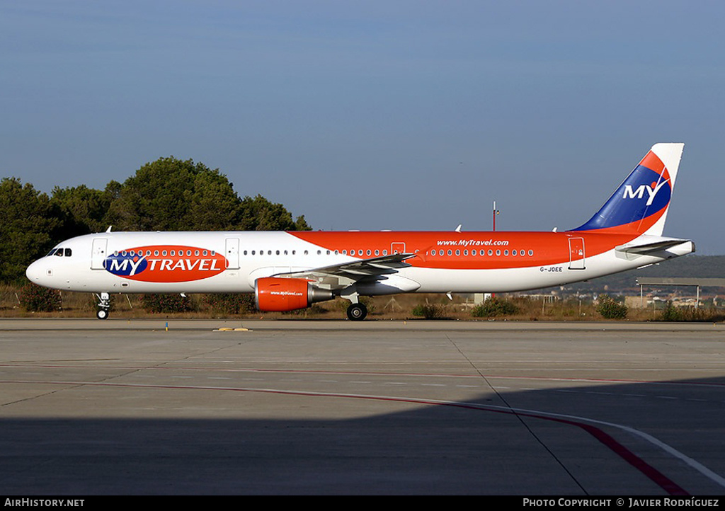 Aircraft Photo of G-JOEE | Airbus A321-211 | MyTravel Airways | AirHistory.net #759100