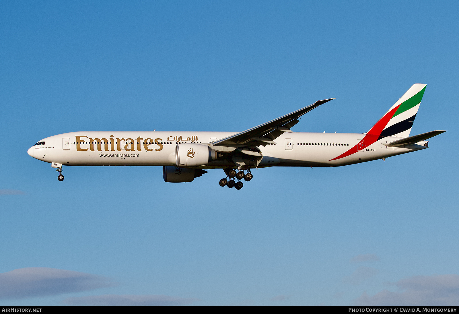 Aircraft Photo of A6-ENI | Boeing 777-31H/ER | Emirates | AirHistory.net #759107