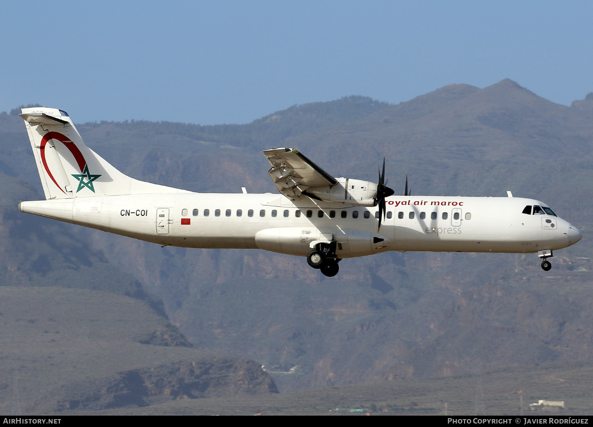 Aircraft Photo of CN-COI | ATR ATR-72-600 (ATR-72-212A) | Royal Air Maroc Express | AirHistory.net #759110