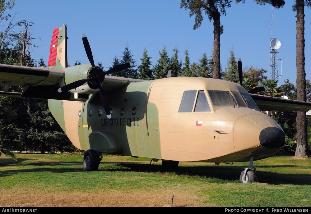 Aircraft Photo of E-215 / 215 | CASA C-212M-100 Aviocar | Chile - Army | AirHistory.net #759120