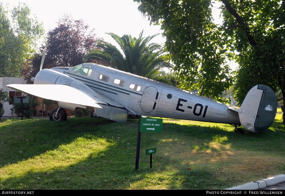 Aircraft Photo of E-01 | Beech C-45B Expeditor Mk.I | Chile - Army | AirHistory.net #759140