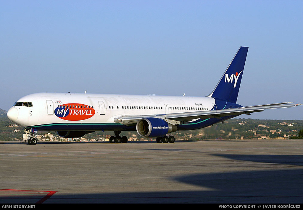 Aircraft Photo of G-DIMB | Boeing 767-31K/ER | MyTravel Airways | AirHistory.net #759145