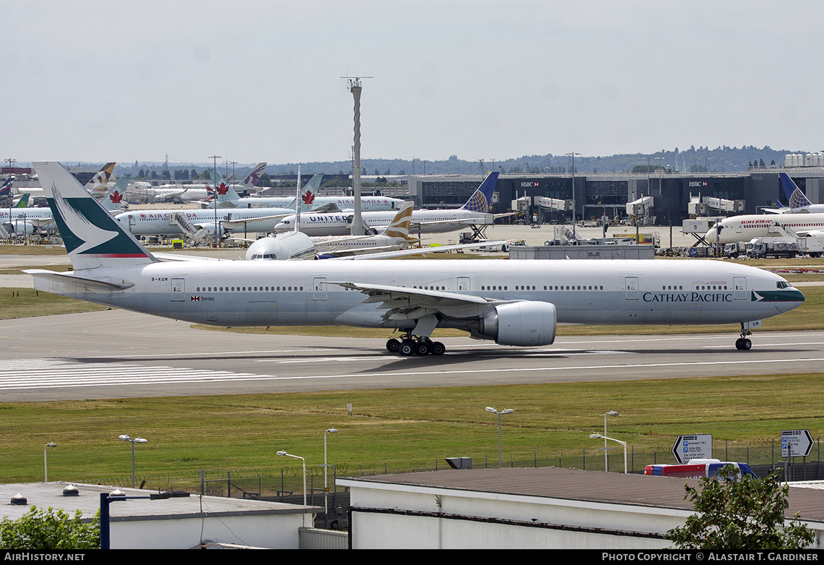 Aircraft Photo of B-KQM | Boeing 777-367/ER | Cathay Pacific Airways | AirHistory.net #759157