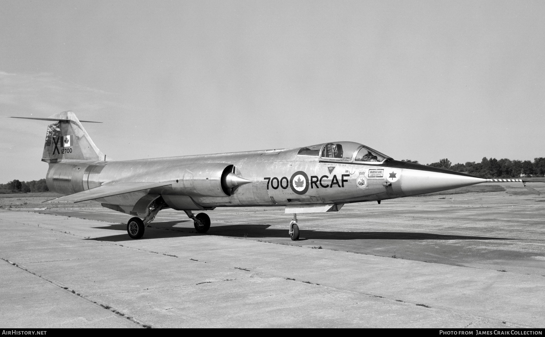 Aircraft Photo of 12700 | Lockheed F-104A Starfighter | Canada - Air Force | AirHistory.net #759166