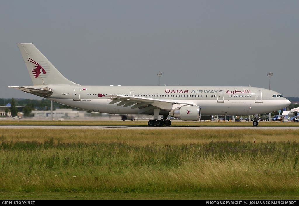 Aircraft Photo of A7-AFD | Airbus A300B4-622R | Qatar Airways | AirHistory.net #759196