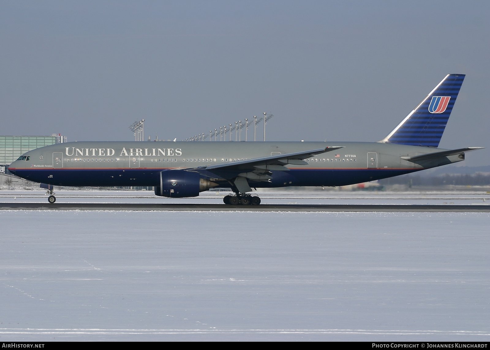 Aircraft Photo of N773UA | Boeing 777-222 | United Airlines | AirHistory.net #759202