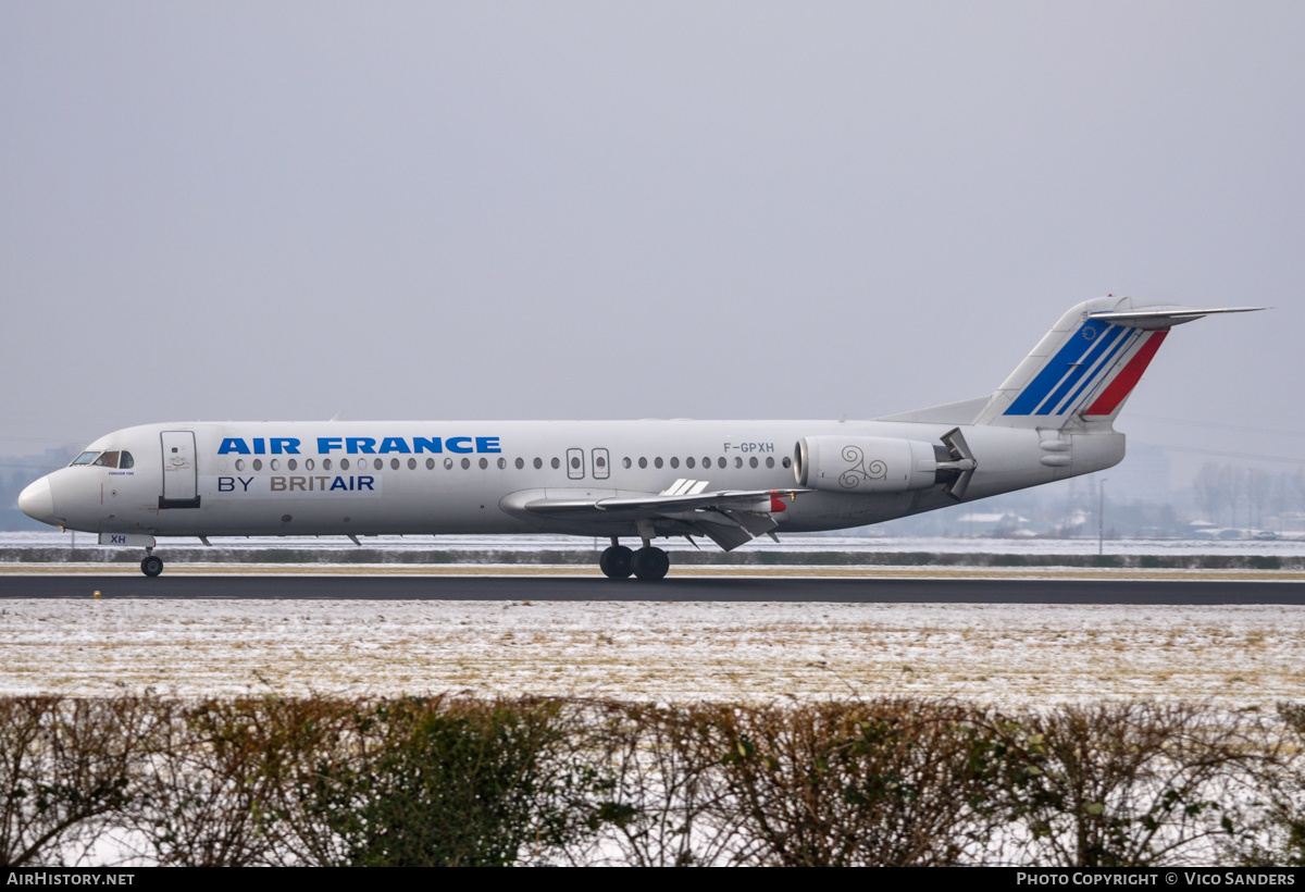 Aircraft Photo of F-GPXH | Fokker 100 (F28-0100) | Air France | AirHistory.net #759226
