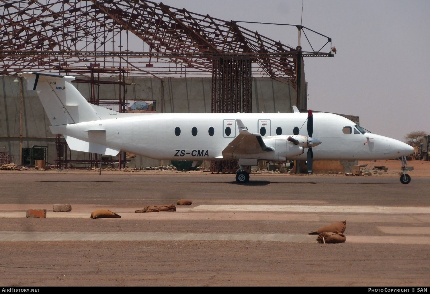 Aircraft Photo of ZS-CMA | Raytheon 1900D | SAS - Sahel Aviation Service | AirHistory.net #759257