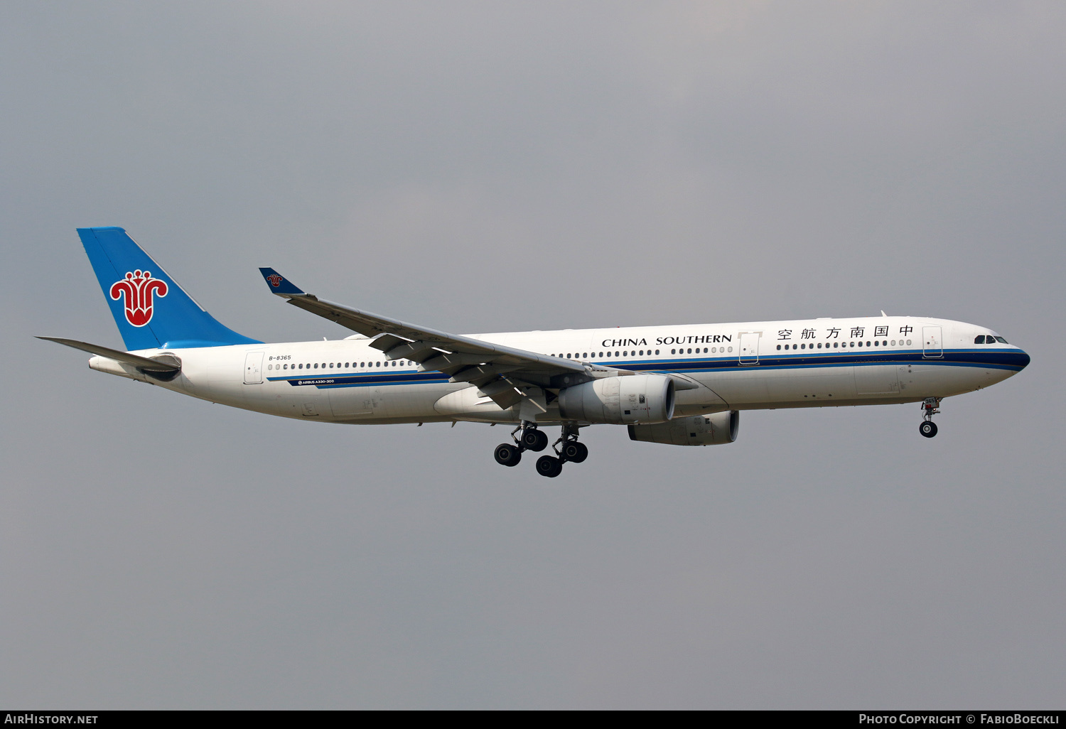 Aircraft Photo of B-8365 | Airbus A330-343E | China Southern Airlines | AirHistory.net #759297
