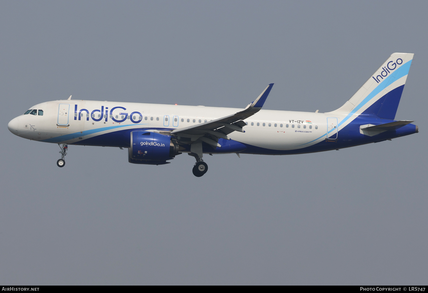 Aircraft Photo of VT-IZV | Airbus A320-271N | IndiGo | AirHistory.net #759346