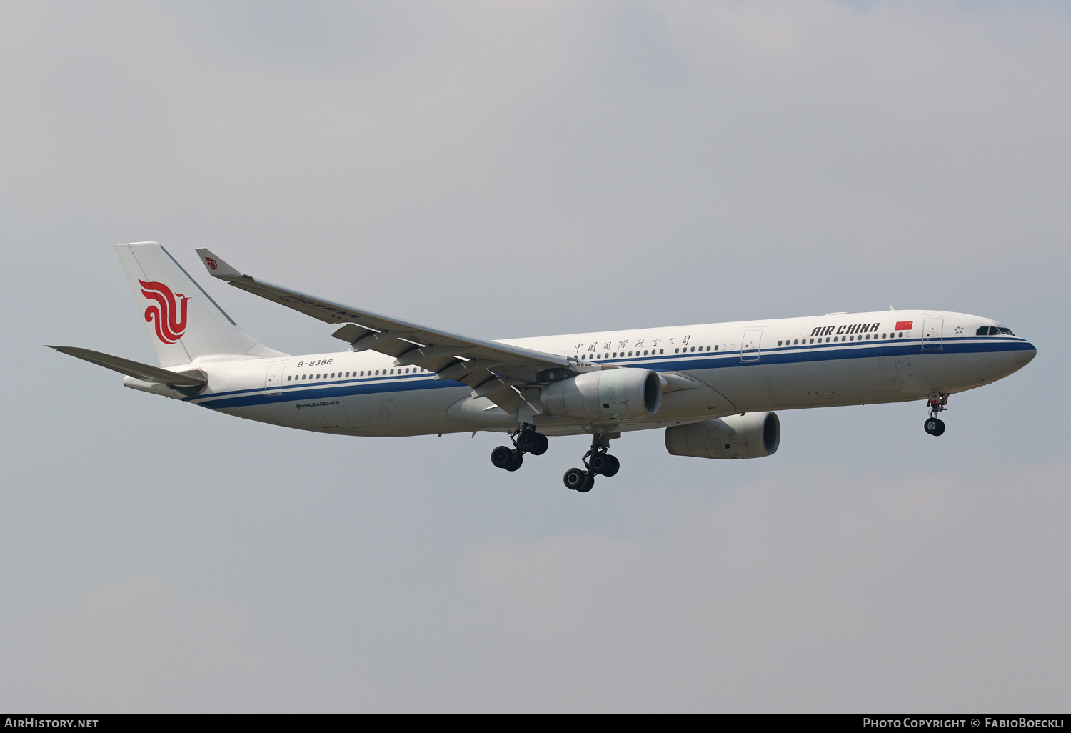 Aircraft Photo of B-8386 | Airbus A330-343 | Air China | AirHistory.net #759357