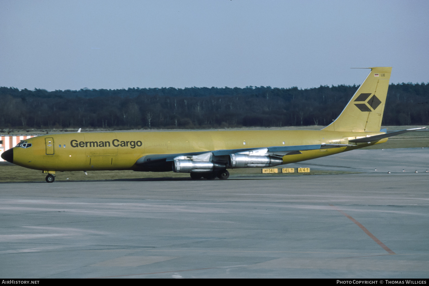 Aircraft Photo of D-ABUE | Boeing 707-330C | German Cargo | AirHistory.net #759376