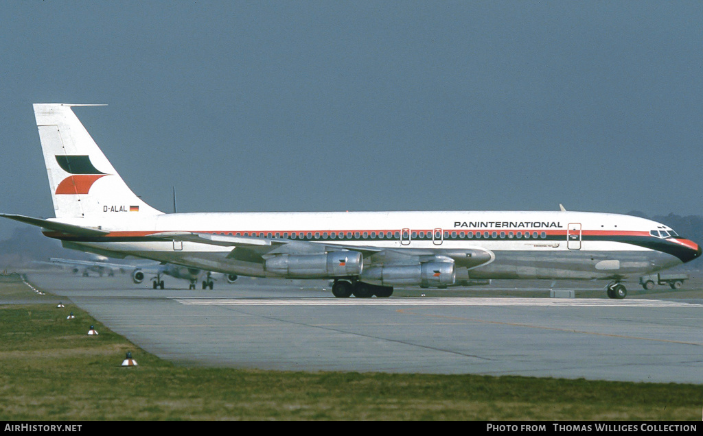Aircraft Photo of D-ALAL | Boeing 707-123B | Paninternational Airways | AirHistory.net #759379