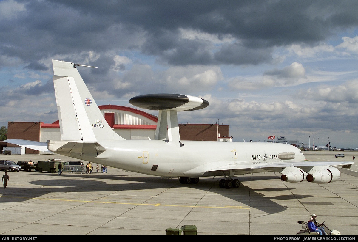 Aircraft Photo of LX-N90450 | Boeing E-3A Sentry | Luxembourg - NATO | AirHistory.net #759411